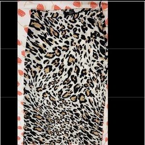 F21 leopard print skirt